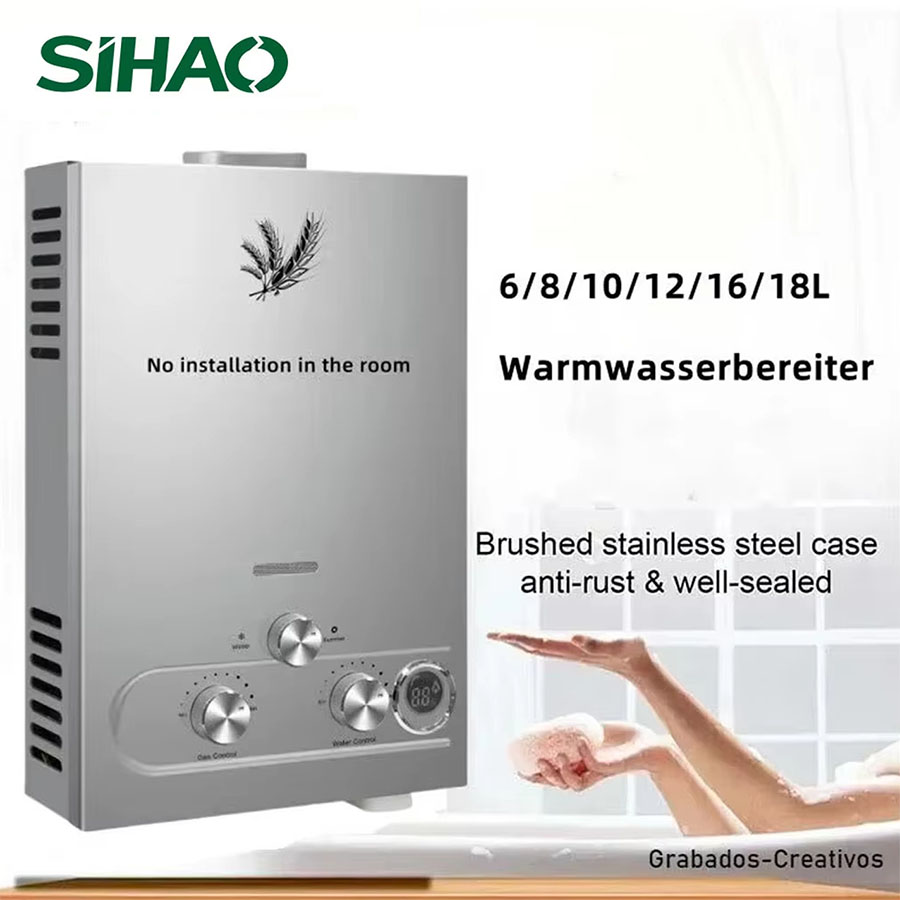 Home Cooking Gas - LPG Gas Water Heater 6L 8L