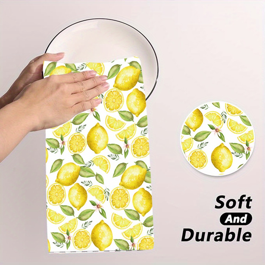 2Pcs, Lemon Wreath Kitchen Tow - Home Cooking Cookbook ulasan dan harga