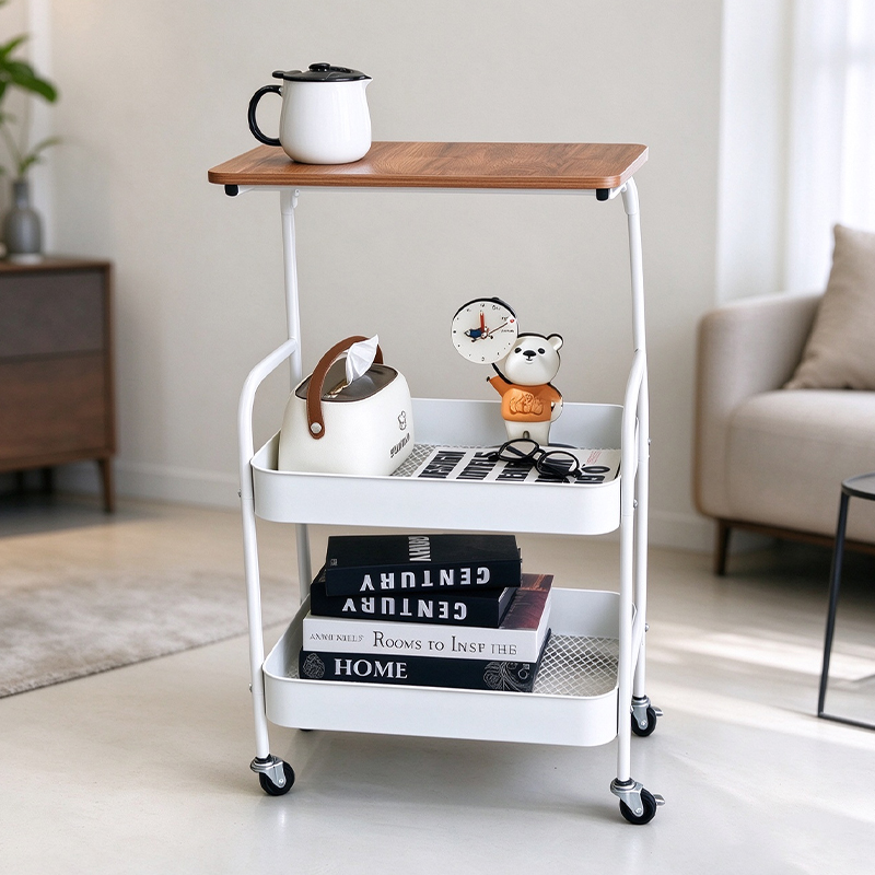 3-Tier Wheeled Rolling Cart wi - Home Cooking Recipes ulasan dan harga