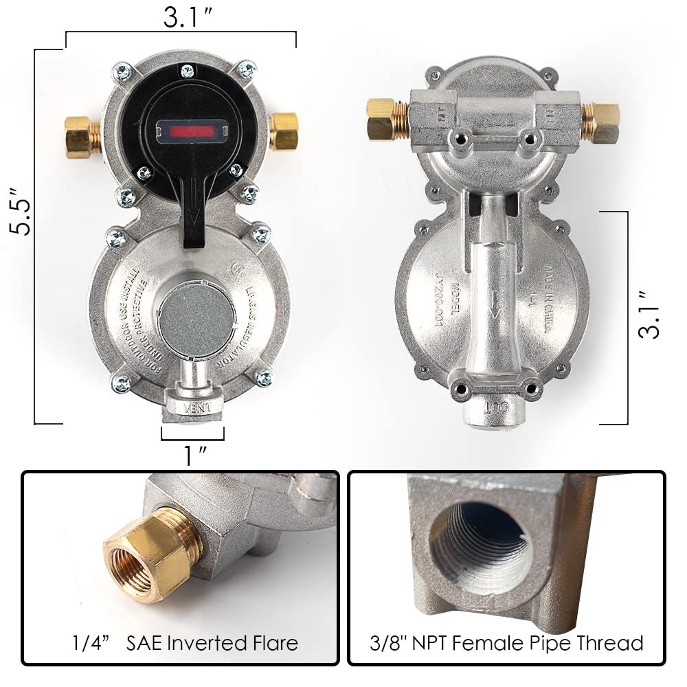 2-Pack 2-Stage Auto Changeover - Home Cooking Gas ulasan dan harga